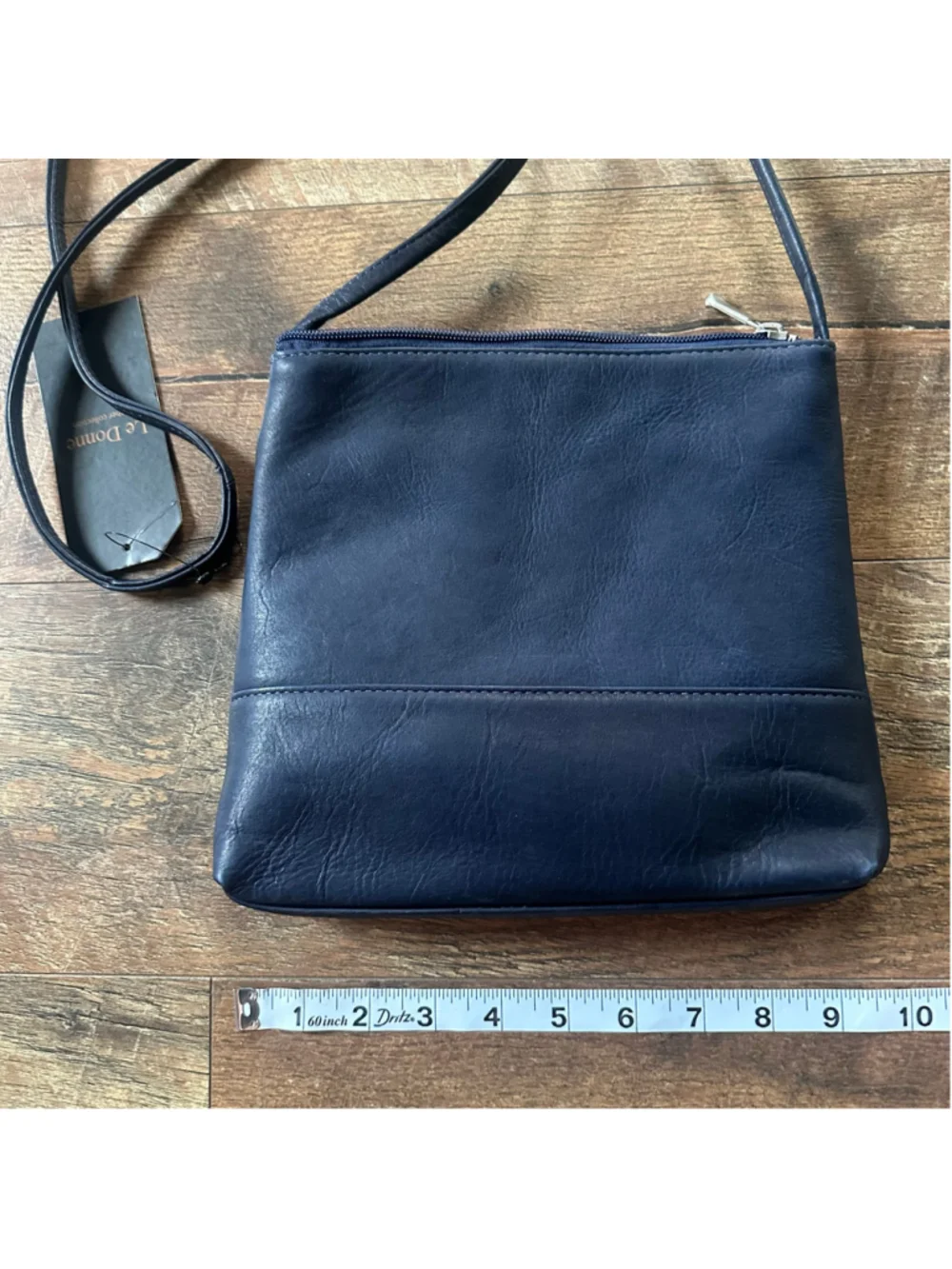 Women's Le Donne Leather Crossbody Bag Navy